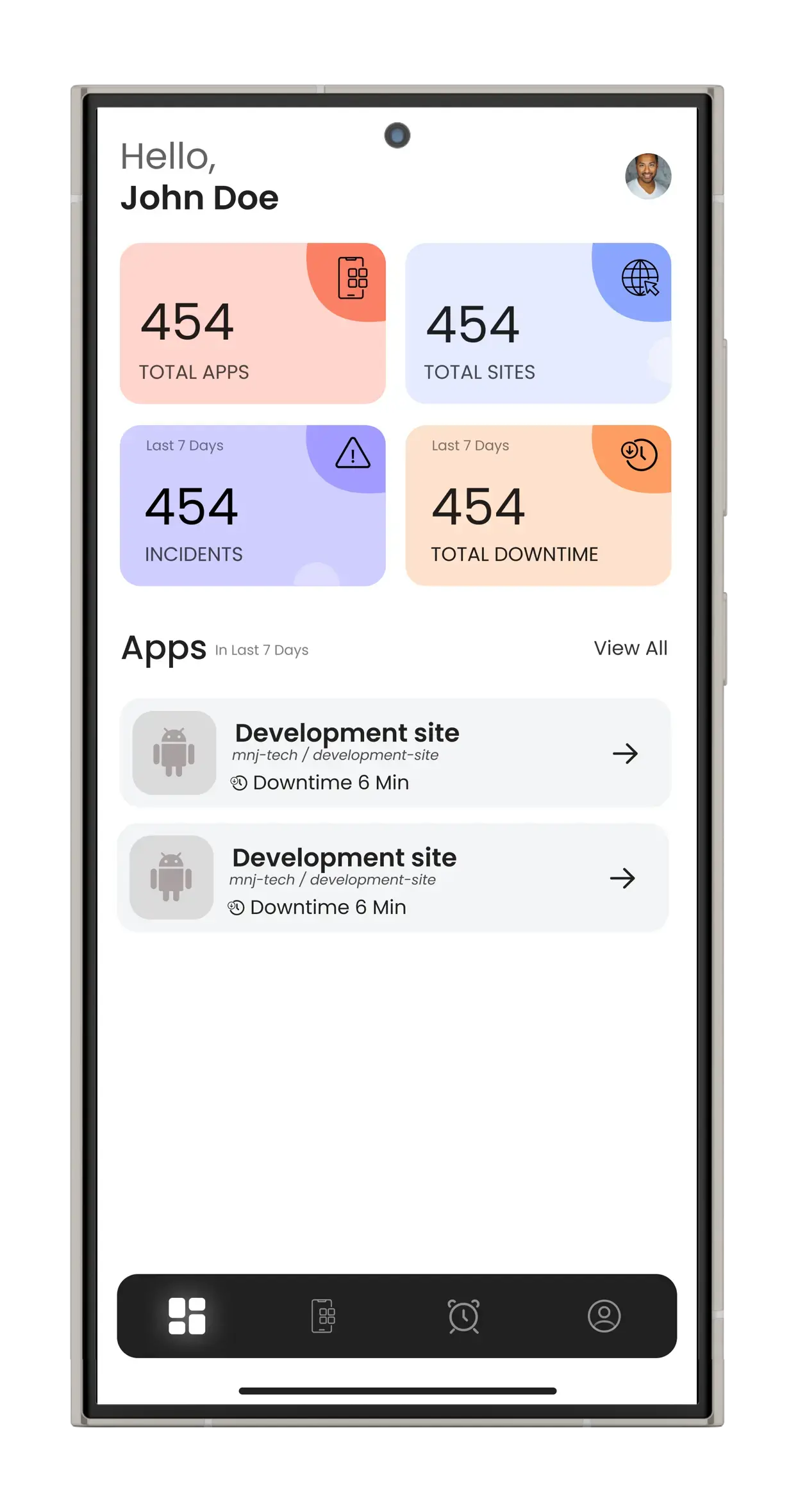 app mockup